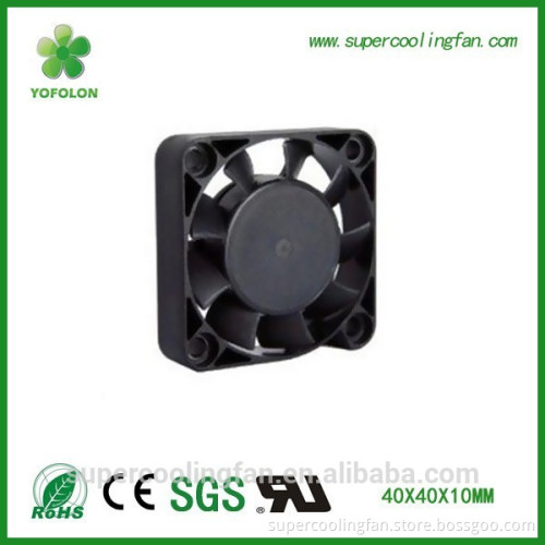 40x40x10mm 12V 8000RPM High speed DC4010S12H 40mm dc brushless cooling fan